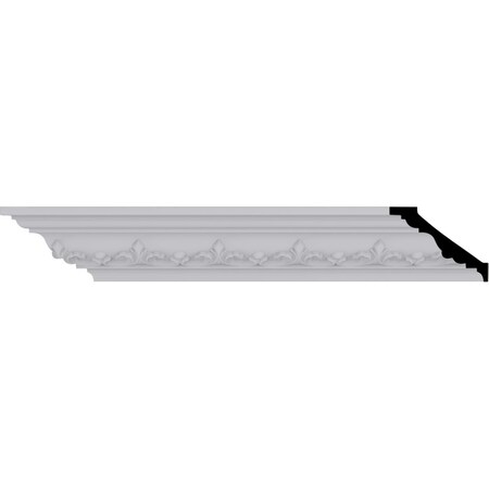 Ekena Millwork 2 3/8"H x 3 1/8"P x 3 3/4"F x 94 1/2"L, (2 7/8" Repeat) Empire Crown Moulding MLD02X03X04EM